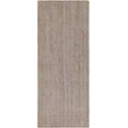 thumbnail image 1 of Indian Handmade Braided Pure Gray Jute Area Rug 2 x 15 Feet (61 cm x 157 cm), Floor Decor Rugs/Carpet, 1 of 5