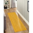 thumbnail image 1 of Indian Handmade Braided Pure Yellow Jute Area Rug 2 x 7 Feet (61 cm x 213 cm), Home Decor Rugs, 1 of 5