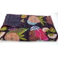 thumbnail image 1 of Indian Handmade Kantha Fruit Floral Print Bedding Bedspread Quilt Throw Pure Cotton Twin/Queen Size Blanket Bed Cover Gudri, 1 of 3