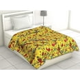 thumbnail image 1 of Indian Handmade Stitched Pure Cotton Fruit Print Kantha Quilt, Reversible Kantha Quilt, 1 of 5