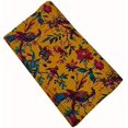 thumbnail image 1 of Indian Handwoven Bird Print Kantha Quilt, Quilted Bedspread,Traditional Look Gudri, Blanket Size (Twin Size - 60" x 90"), 1 of 3