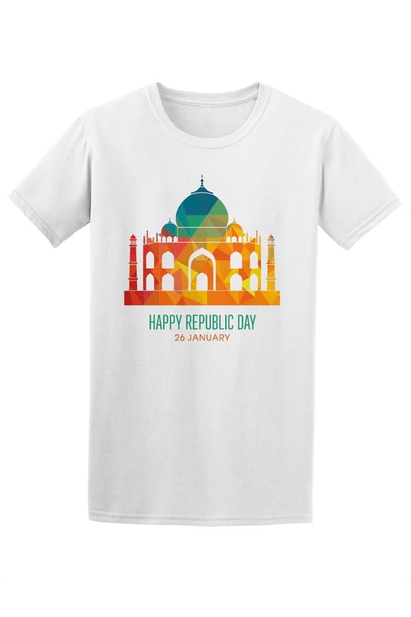 Indian Happy Republic Day T-Shirt Men -Image by Shutterstock, Male XX-Large
