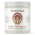thumbnail image 1 of Indian Healing Clay 1 lb. Jar - 100% Natural Calcium Bentonite Clay Powder - Deep Pore Cleansing Facial And Body Mask - Detox Clay for Face, Hair, Acne, and Bath., 1 of 7