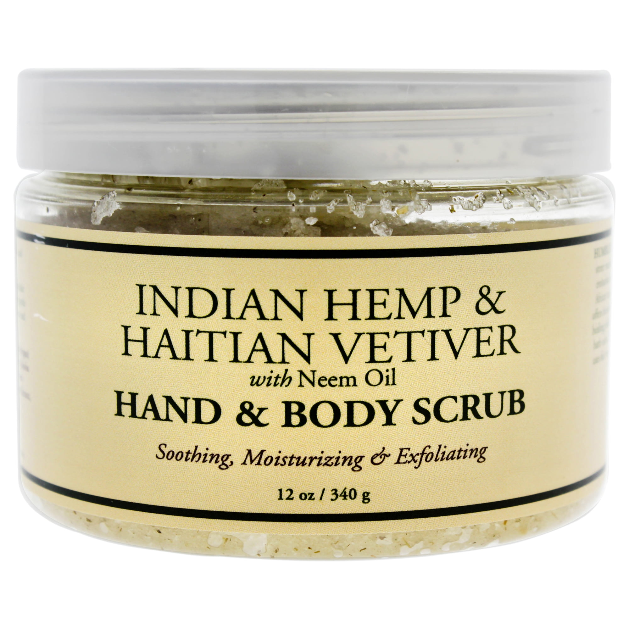 Indian Hemp & Haitian Vetiver Bath & Body Scrub by Nubian Heritage for