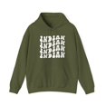 thumbnail image 1 of Indian India Mom Dad Sister Best Friend Hoodie, Gifts, Hooded Sweatshirt, 1 of 4