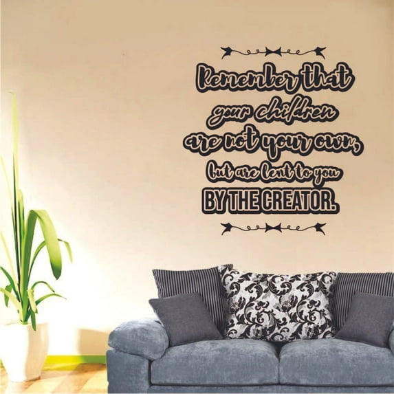 Are Not Your Own Indian Indians Native American Quote Tribe Quotes Wall Sticker Art Decal for Girls Boys Room Bedroom Garage House Fun Home Decor Stickers Wall Art Vinyl Decoration Size (40x40 inch)