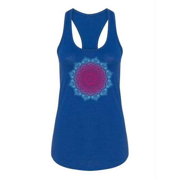 Indian Mandala Design . Tank Women -Image by Shutterstock, Female Medium