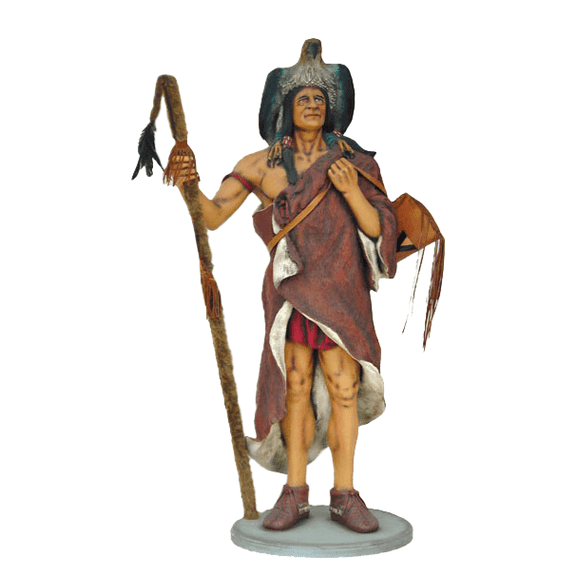 Indian Medicine Man Life Size Statue