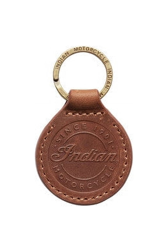 Circle Leather Key Ring | 2862944