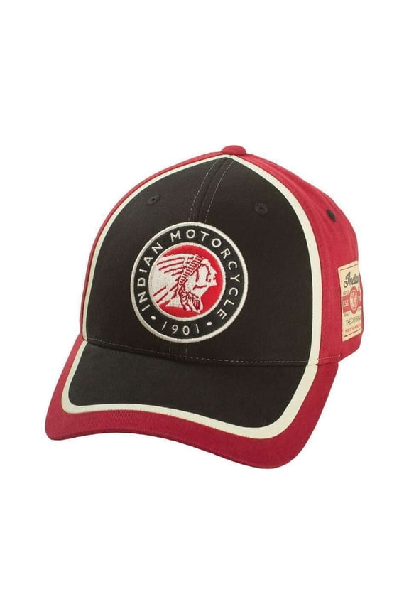 Circle Patch Hat, Red/Black | 2863628