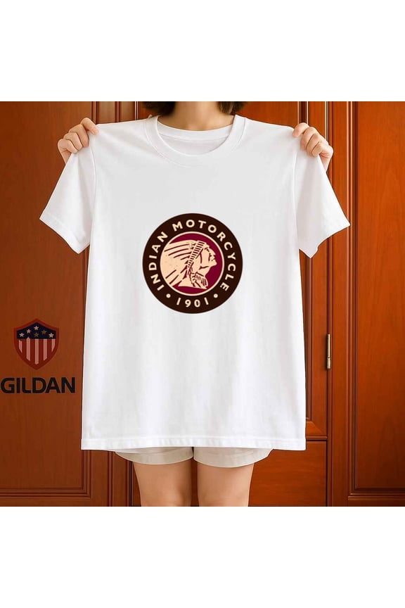 Indian Motorcycle Classic Retro Bike Rider American Legend Fan Graphic,for men and women up to 5XL