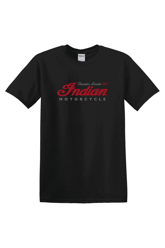 Indian Motorcycle Logo Printed 100% Cotton Casual T-Shirt