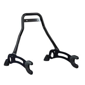 Indian Motorcycle Sissy Bar Low Profile for Passenger, Gloss Black, Fits Specific Chief, Chieftain, Pursuit, Challenger, Roadmaster, Springfield Models and More, Quick Release Technology - 2884619-266
