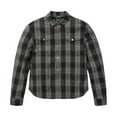 thumbnail image 1 of Indian Motorcycle Men's Canyon Plaid Shirt, Black | 2833179, 1 of 10
