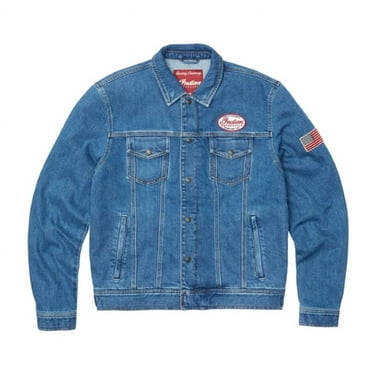 Indian Motorcycle Men's Denim Jacket, Blue | 2862844