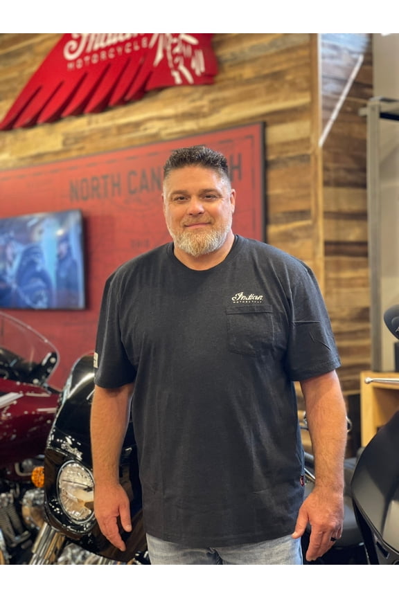 Men's Logo Headdress Pocket Tee, Black | 2864917