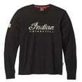 thumbnail image 1 of Indian Motorcycle Men's Long Sleeve Script Logo T-Shirt, Black | 2861891, 1 of 2