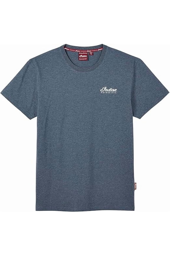 Men's Mixed Embroidery Print T-Shirt, Blue - XL - 283326109