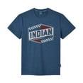 thumbnail image 1 of Indian Motorcycle Men's Racing Graphic Tee, Blue | 2833285, 1 of 6