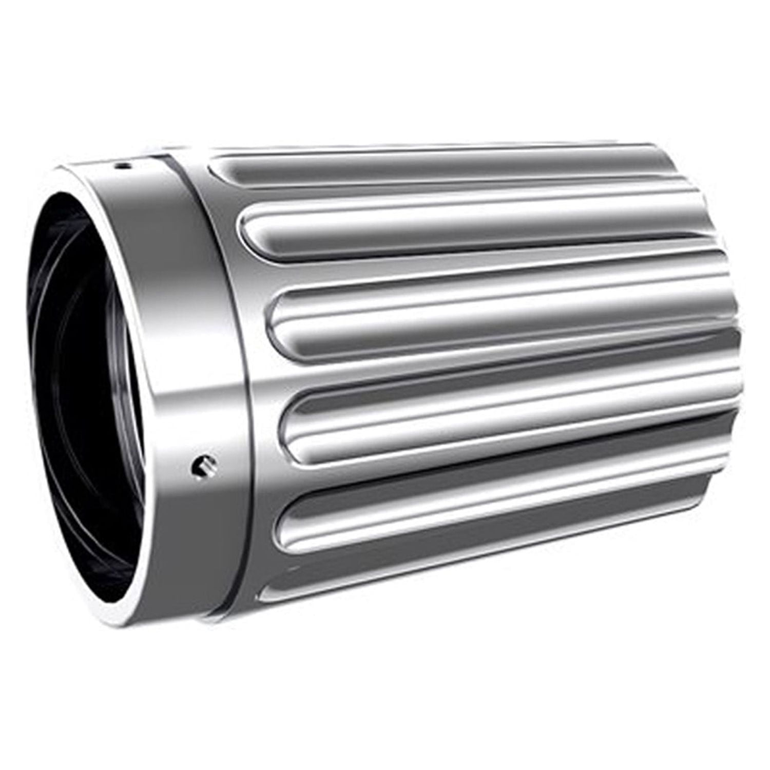 SuperTrapp Billet End Cap Chrome - Fluted 108-8029 - Walmart.com