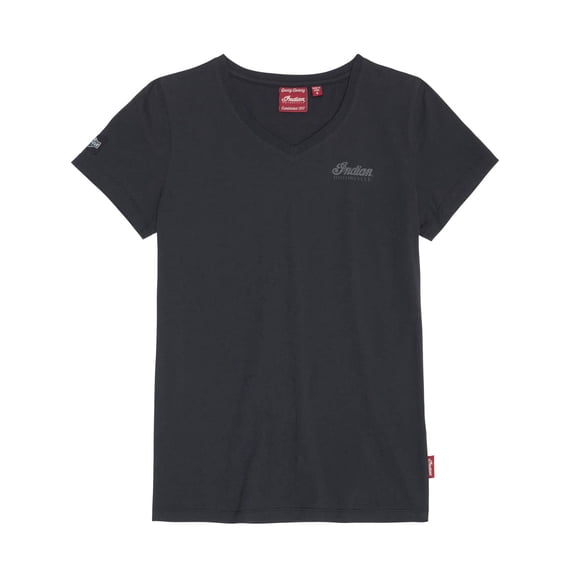 Polaris Womens 1922 Big Chief T-Shirt Tee Soft Lightweight Comfortable Black - Small