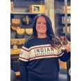 thumbnail image 1 of Indian Motorcycle Women's Colorblock Sweatshirt, Navy | 2833433, 1 of 9