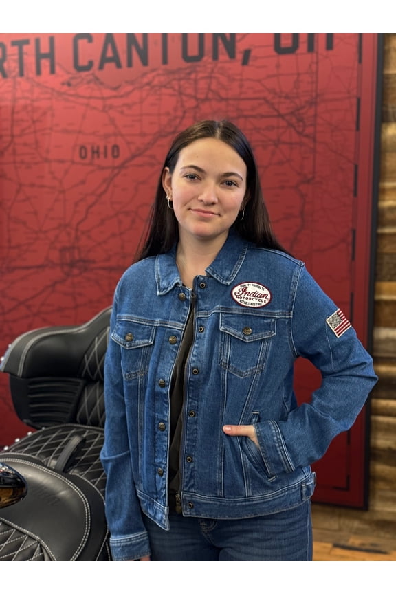 Women's Denim Jacket, Blue | 2862845