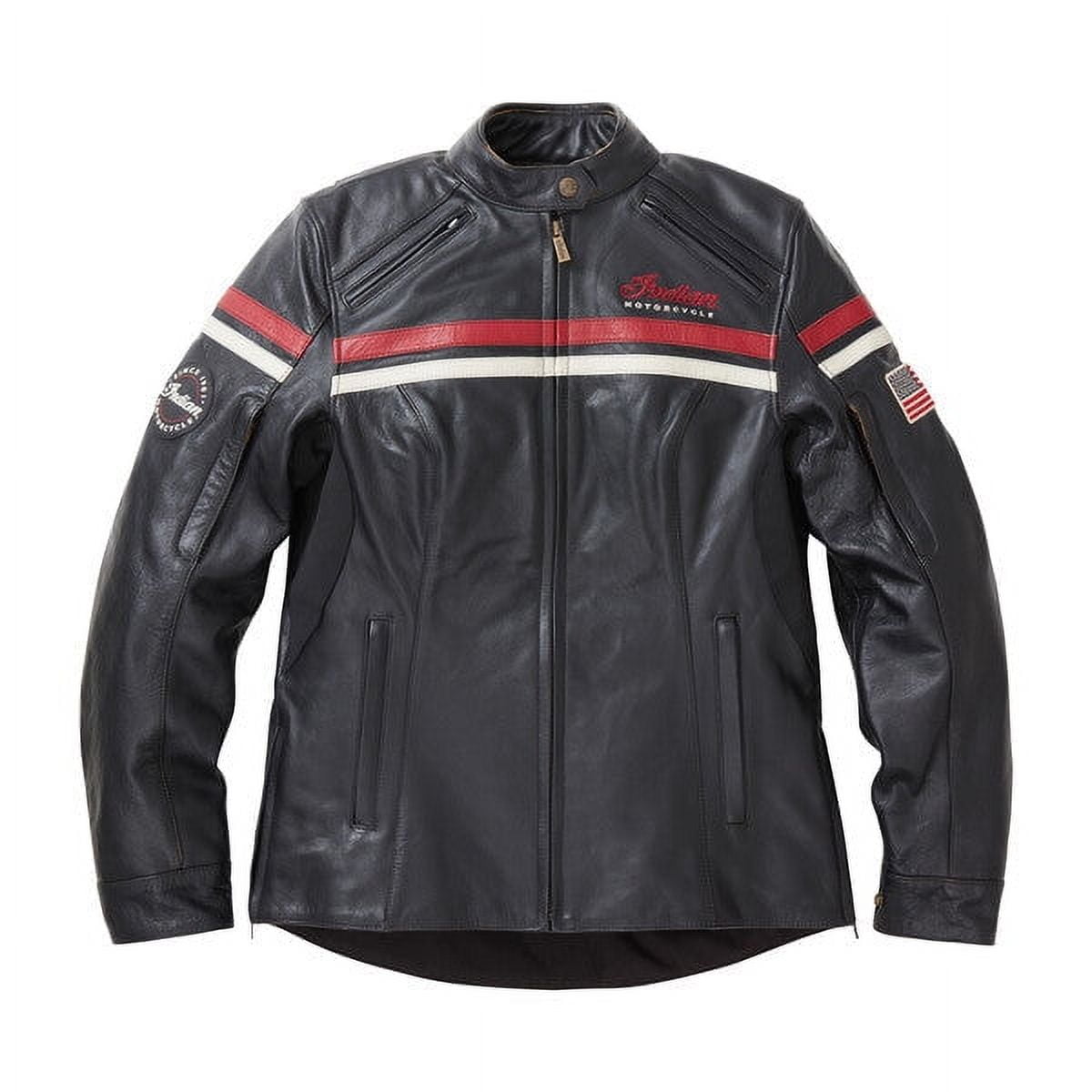 Genuine Indian Motorcycle Freeway Jacket Black Red New
