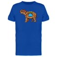thumbnail image 1 of Indian Ornated Elephant T-Shirt Men -Image by Shutterstock, Male 3X-Large, 1 of 2