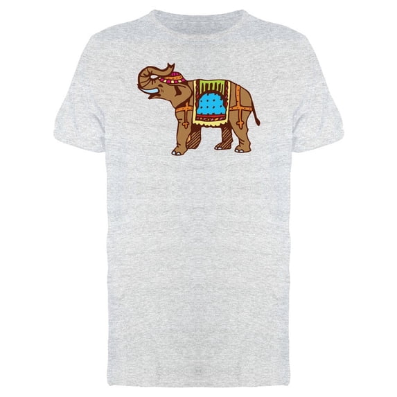 Indian Ornated Elephant Tee Men's -Image by Shutterstock