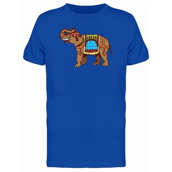 Indian Ornated Elephant Tee Men's -Image by Shutterstock