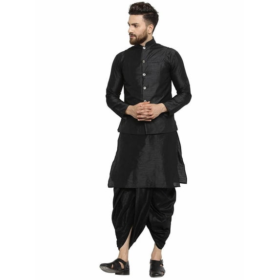 Indian Pakistanais Wear Bollywood Style Festive Designer Silk Blend Kurta Sets