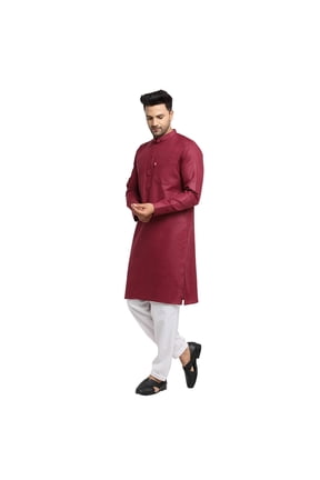 Indian Pakistani Ethnic Designer Men Suits Handmade Kurta