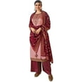 thumbnail image 1 of Indian Pakistani Sewn Salwar Kameez Suits Bollywood Designer Plazzo Outfits ( Light Pink, XS - 36 ), 1 of 6
