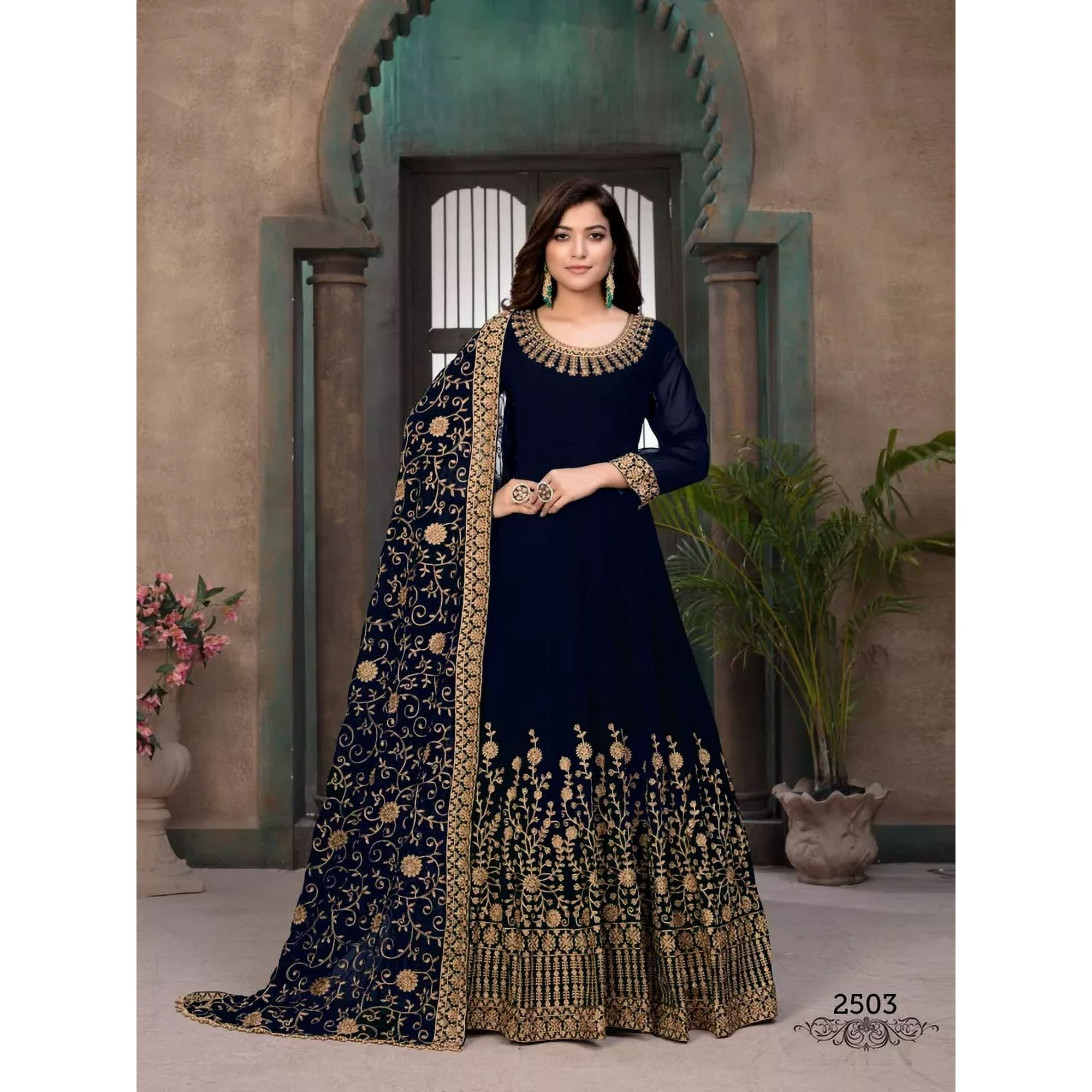 Indian Party Wear Festival Bridal Anarkali Beautiful Long Gown Bollywood Dresses