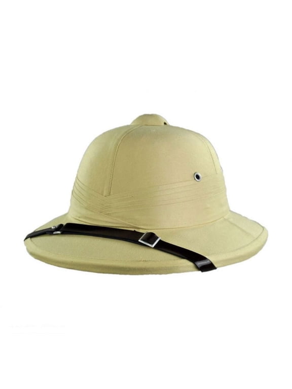 Indian Pith Helmet - ADJUSTABLE - Khaki