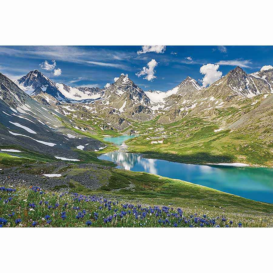 Spring Photography Backdrop Mountain River Lake Desert Aurora Photo ...