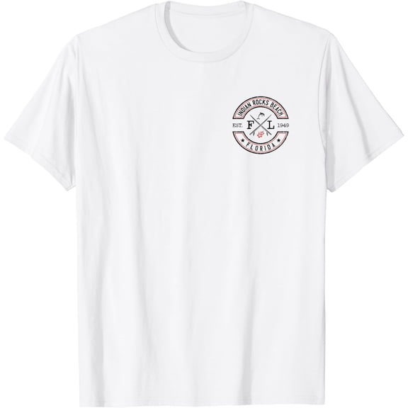 Indian Rocks Beach Florida Retro Surfer Design T-Shirt