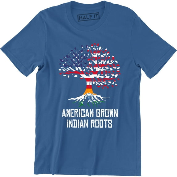 Indian Roots American Grown Indian Roots Indian Heritage T-Shirt