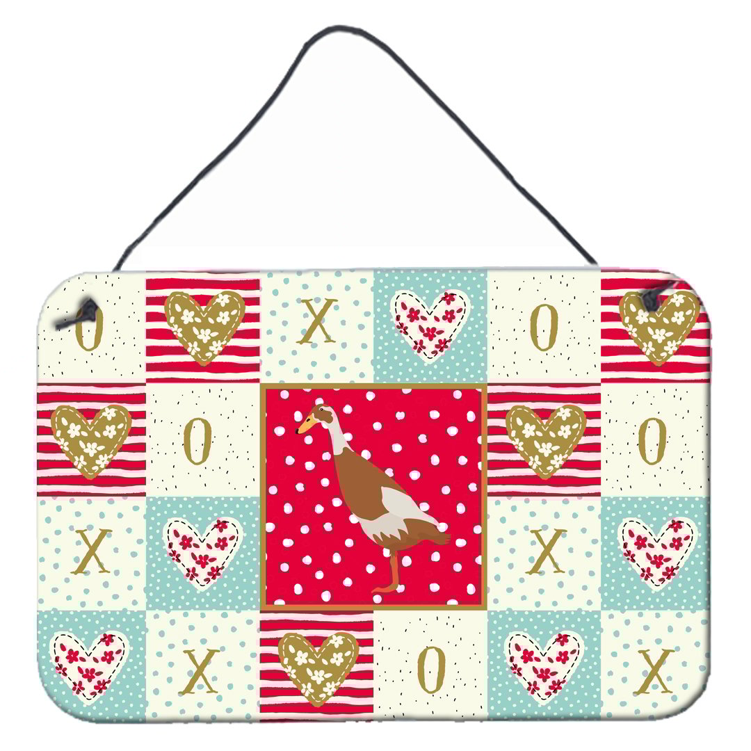 Indian Runner Duck Love Wall or Door Hanging Prints