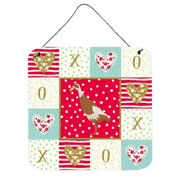 Indian Runner Duck Love Wall or Door Hanging Prints