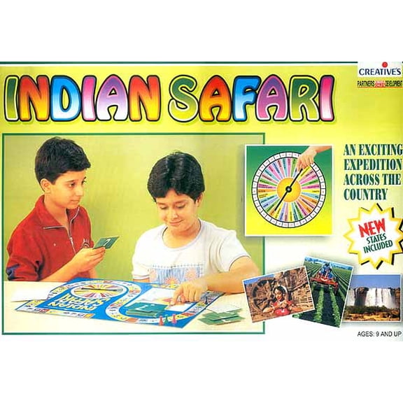 Indian Safari: An Exciting Expedition Across the Country New States Included: Board game for Ages Nine and Up