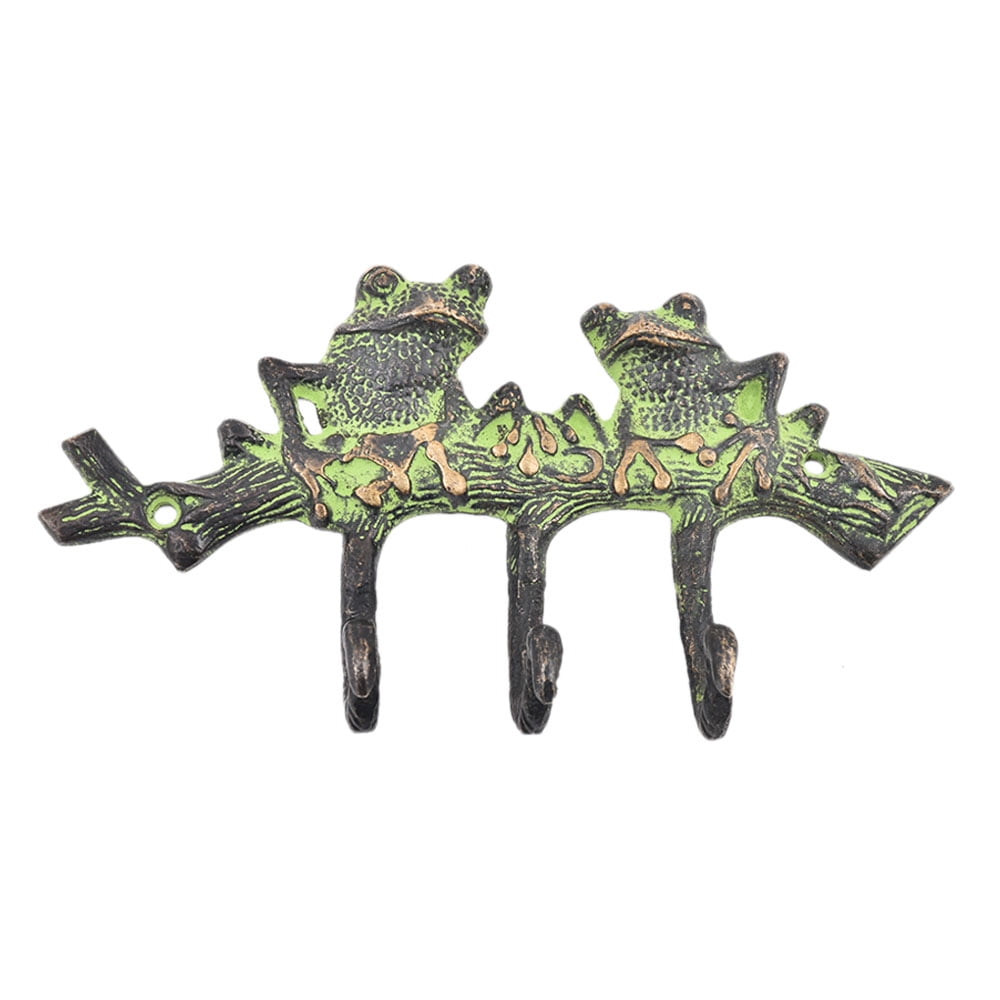 Indian Shelf 1 Piece Frogs Wall Hooks Frog Coat Hooks Frog Key Holder Smart Frog Hanger