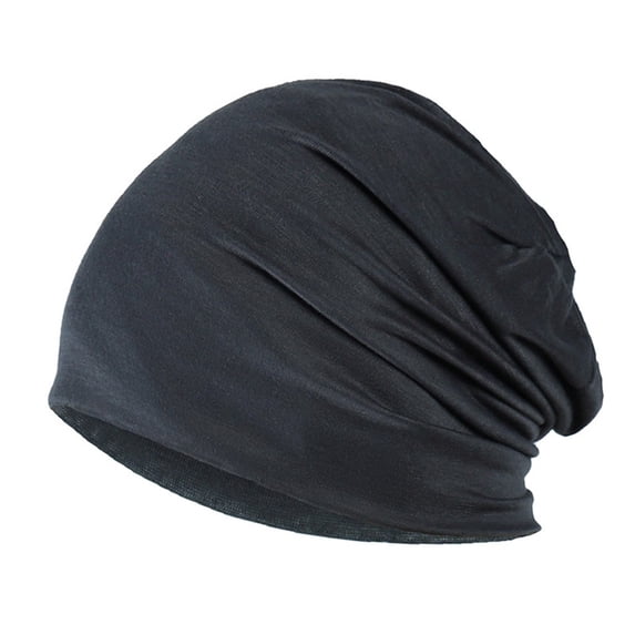 Indian Style Stretch Drawstring Knit Head Cap Soft Blend Hair Wrap Scarf All-day Comfort Head Cover