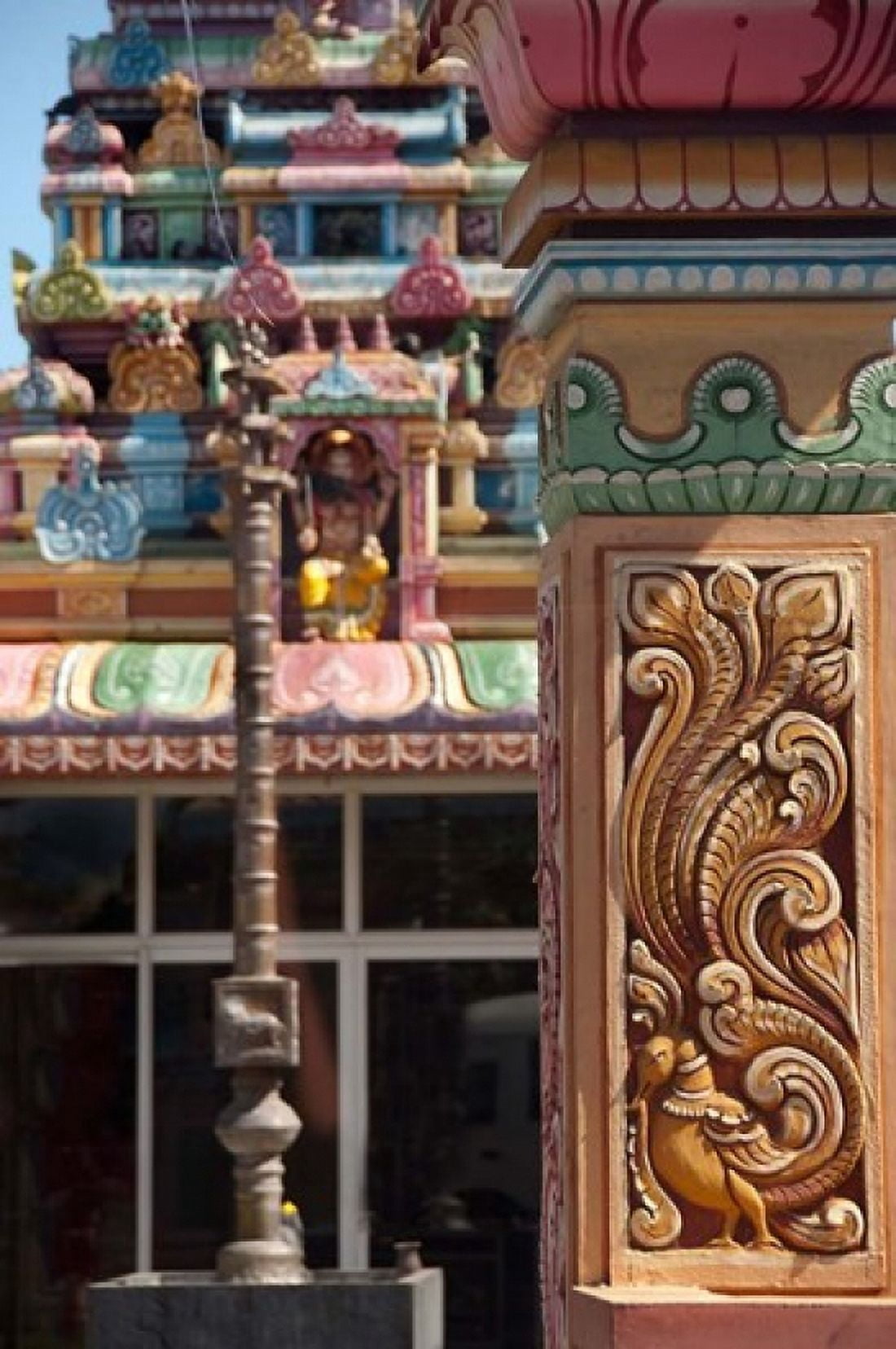 Indian Temple Port Louis Mauritius Canvas Art - Cindy Miller Hopkins DanitaDelimont (19 x 29)