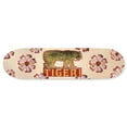 thumbnail image 1 of Indian Tiger Skateboard Acrylic Wall Art Die-Cut, 1 panel 8" x 32", Urban Modern Street Style Decor, Easy-to-Hang, 1 of 1