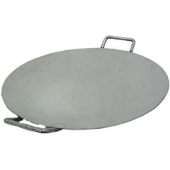 Indian Traditional Stainless Steel Round Pav Bhaji Tawa 20" Inch Commercial Purpose By Indian Collectible