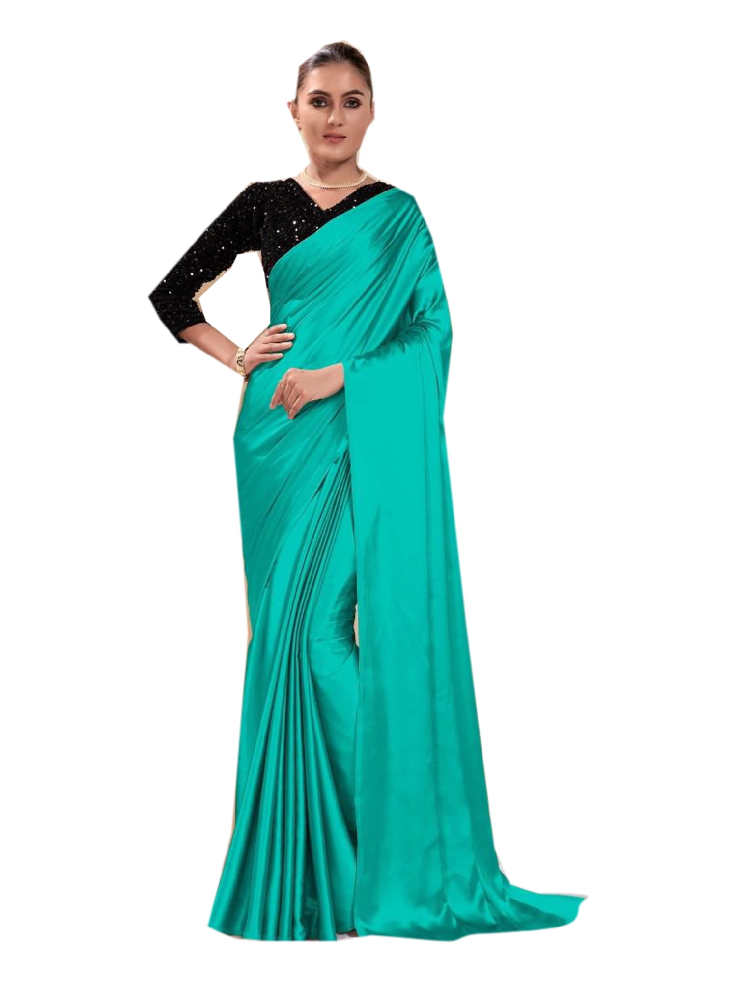 Designer Wear Fusion Drape Saree | Aliyana – Aliyana Designer Wear