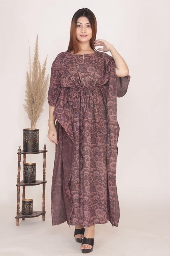 Women's Oversized Evening Gown Cotton Dress