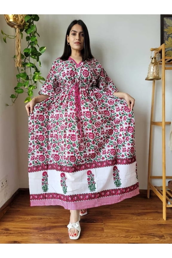 Women's Oversized Multicolor Evening Gown Dress